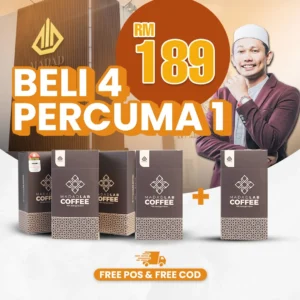4 Kotak Kopi Madad + 1 Kotak
