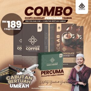2 KOTAK KOPI + 2 KOTAK COKLAT + PERCUMA 1 SABUN HERBA MADAD