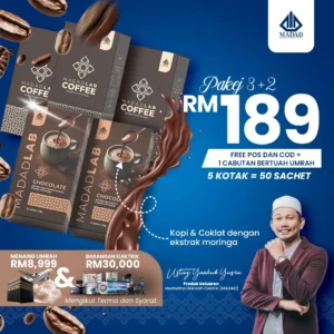 3 Kotak Kopi + 2 Kotak Coklat RM189