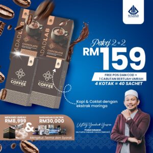 2 KOTAK KOPI + 2 KOTAK COKLAT RM159